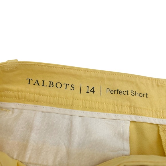 Talbots Size 14 Yellow Perfect Short - Picture 13 of 13